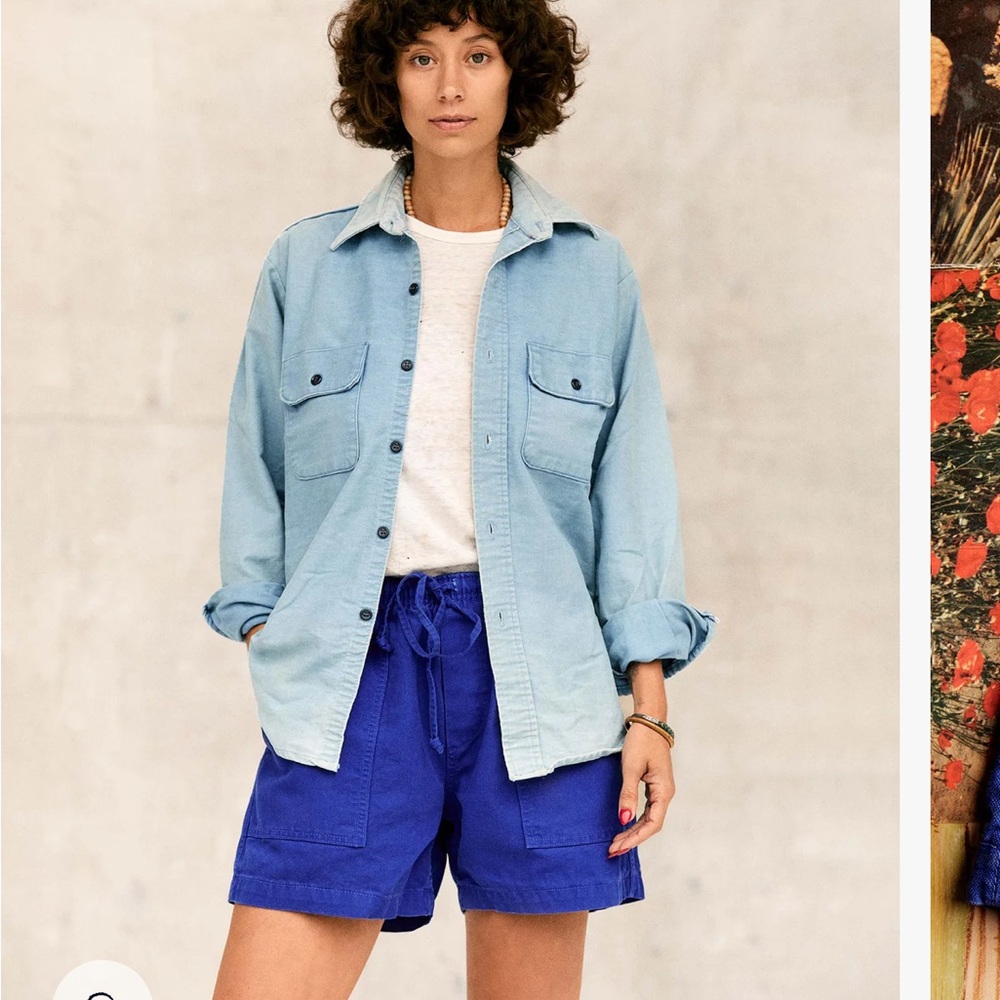 Imogene and Willie canvas lounge shorts